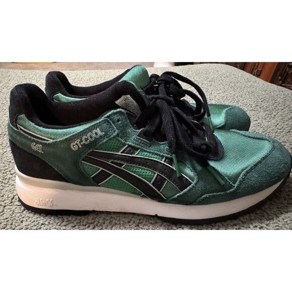 ASICS Men GT-Cool Metallic Green And Black Size 10 Shoes Retro Grunge main image 7